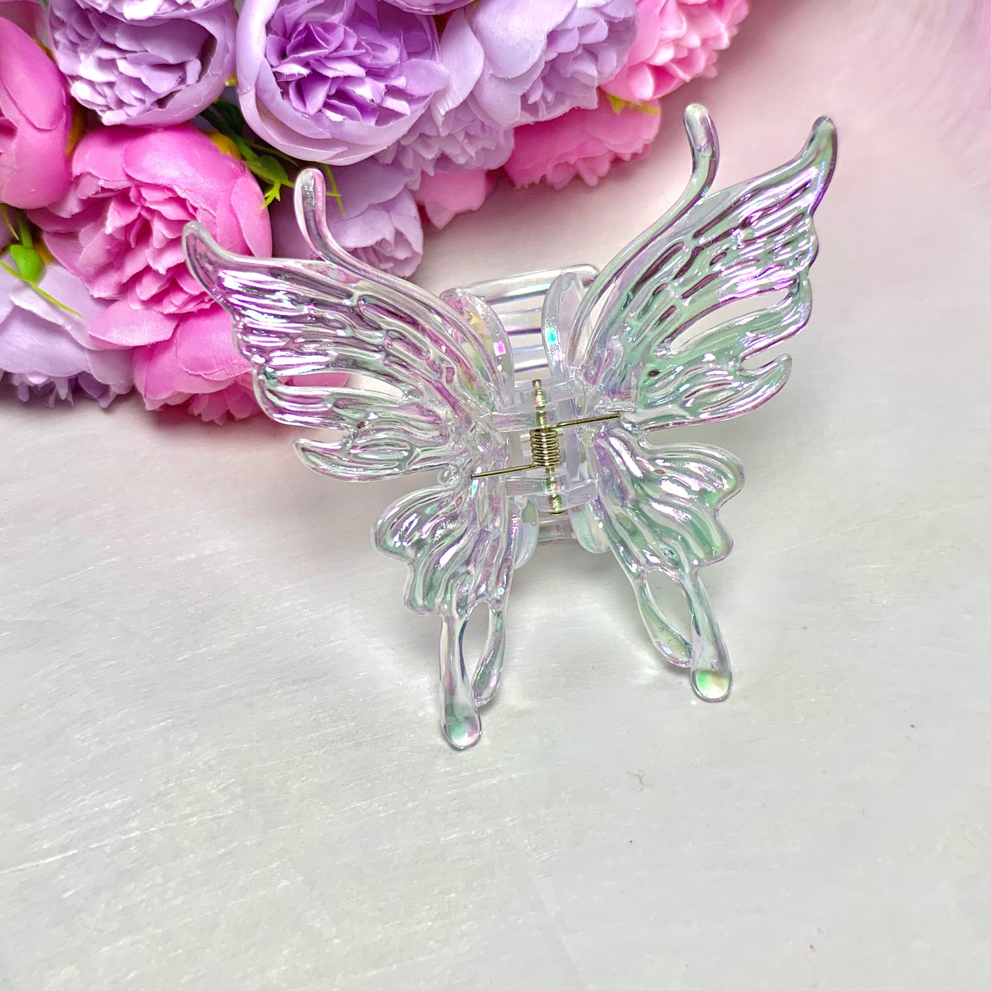 Claw Clip Metallic Gloss Butterfly
