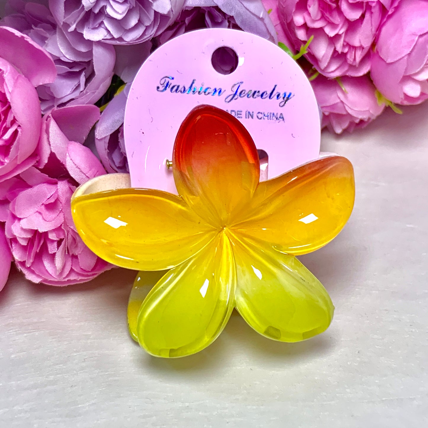 Claw Clip Hawaii Basic - Mixed Color - Bright Surface