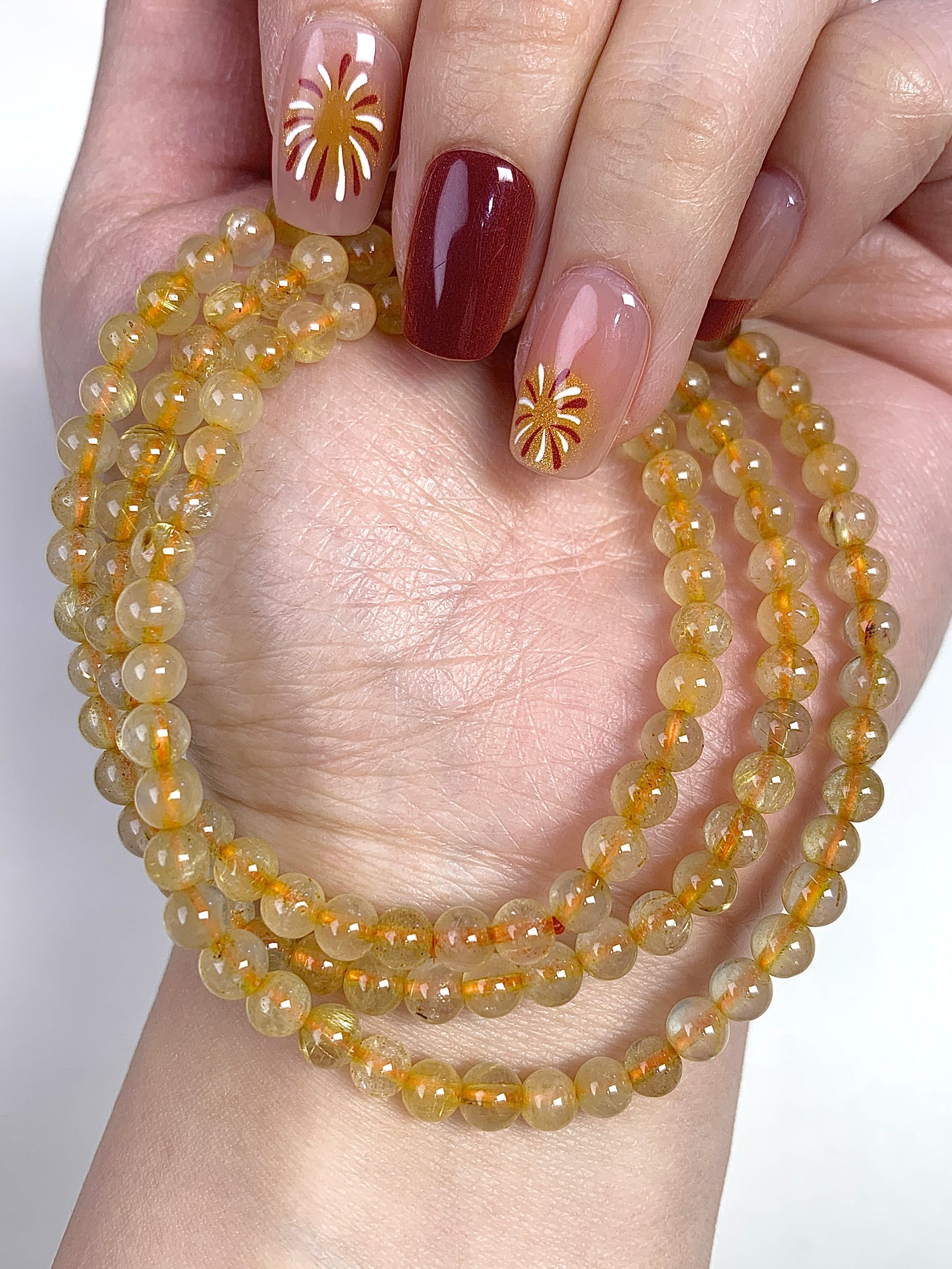 Rutilated Quartz(4mm-3circles)