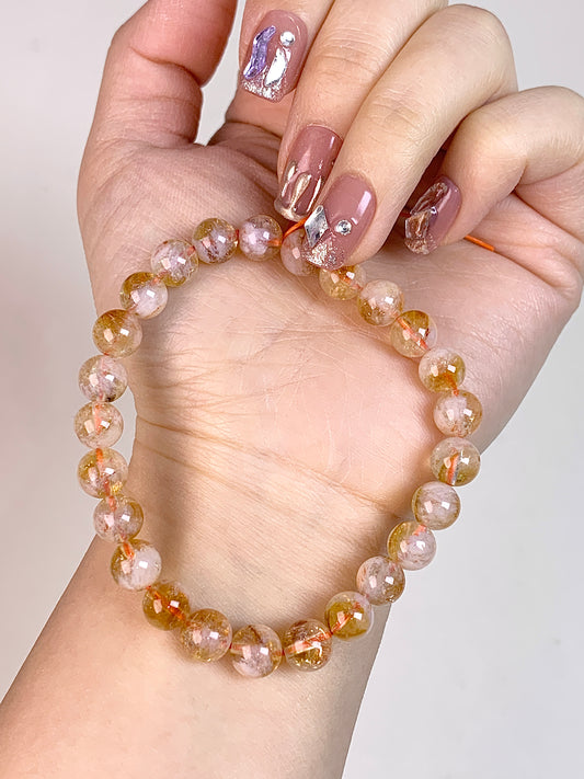 Natural milky citrine 6mm